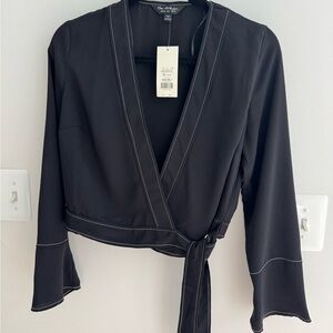 Miss Selfridge Elegant Black Top